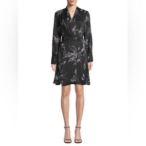 EQUIPMENT Fanetta Silk Blend Wrap Dress size 4 in EUC